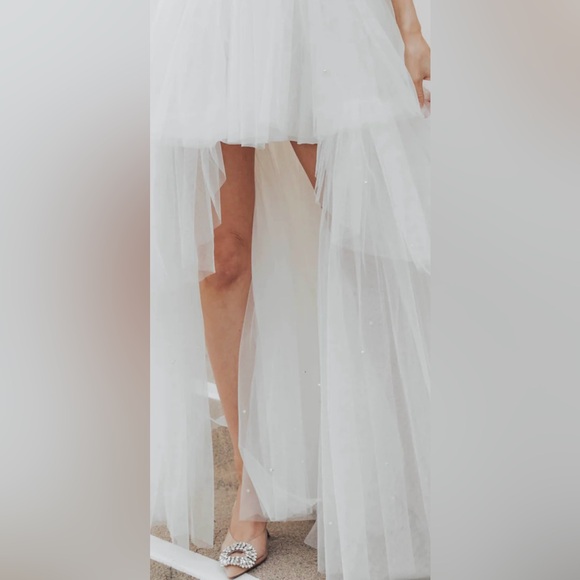 Untamed petals - Isabella pearl gown ivory, XS - Picture 6 of 7